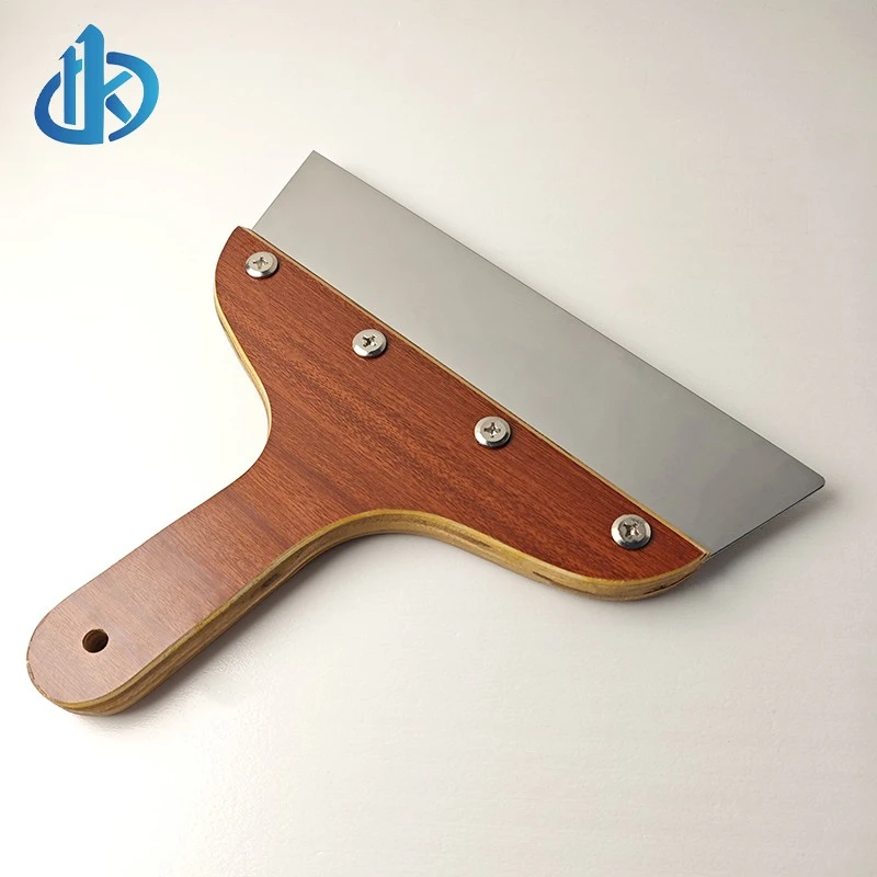 Stainless Drywall Knife With Wooden Handle